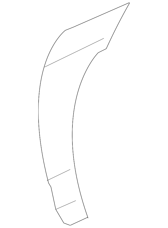 5730A246 Деталь OUTER PANEL, RIGHT