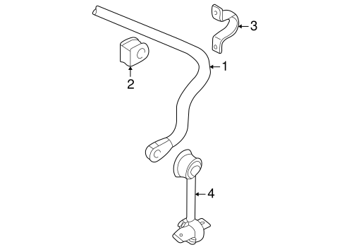 A4 Quattro STABILIZER BAR & COMPONENTS 2