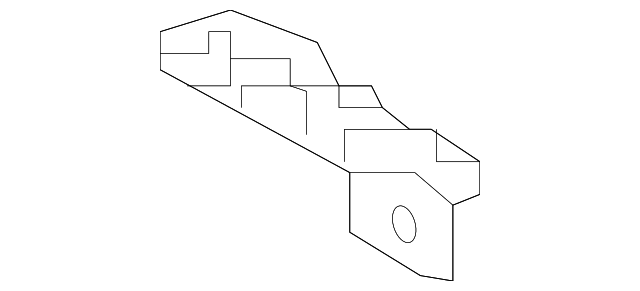 86681-3Y000 Деталь IMPACT BAR UPPER BRACKET, LEFT