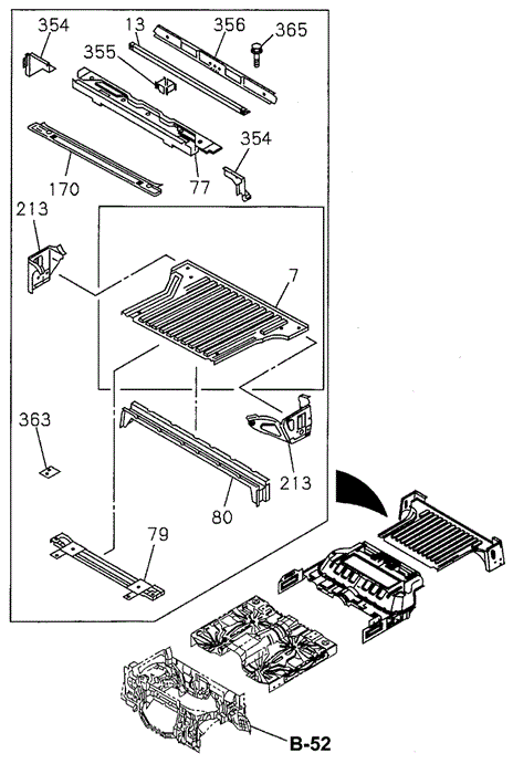 SLX FLOOR PANEL (RR.) (2)
