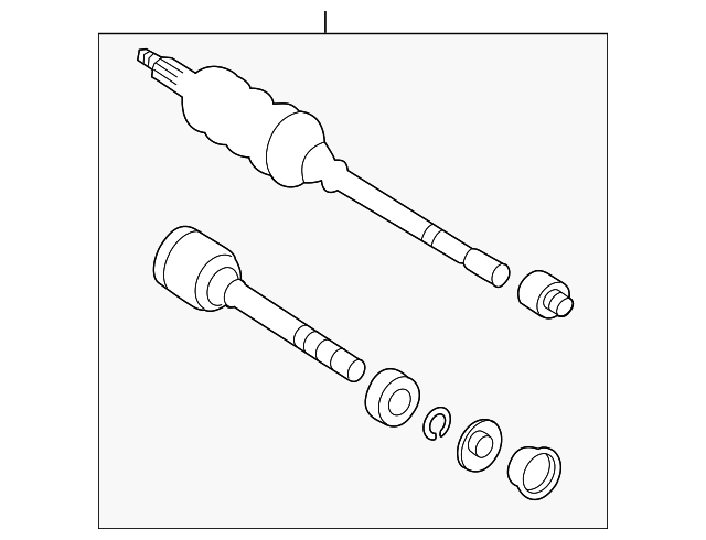 43420-07070 Деталь AXLE ASSY
