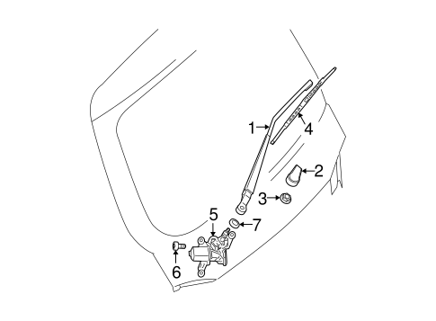 Forenza WIPER & WASHER COMPONENTS 2