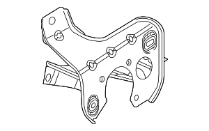 2012-2015 Ford Focus Charging Port Support CM5Z-58025B33-B 2012-2015 Ford Focus Charging Port Support CM5Z-58025B33-B