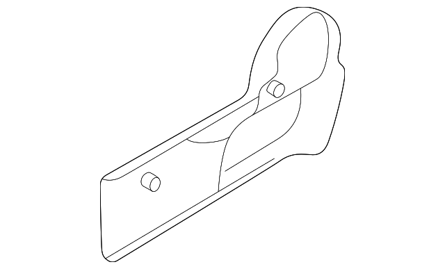 1K54J-88368CY Деталь RECLINE COVER, LEFT