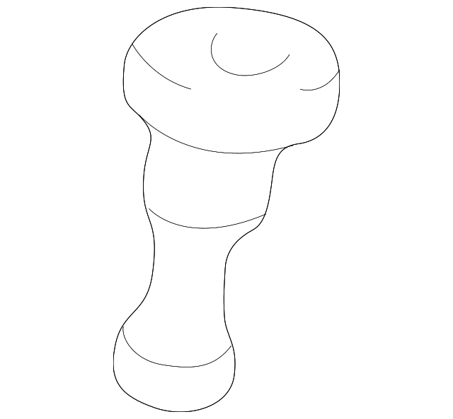 0K95A-8814444 Деталь HEADREST GUIDE, RIGHT