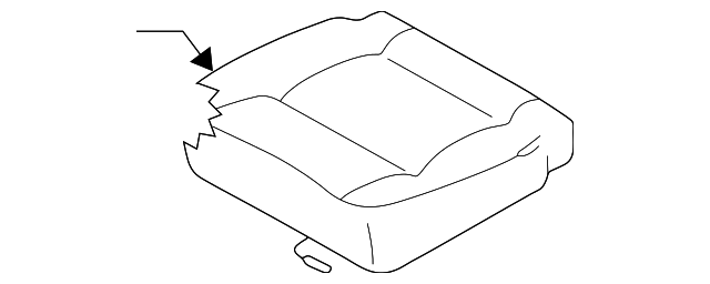 2K52Y-88915CQ5 Деталь CUSHION COVER, LEFT