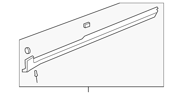 25962838 Деталь FRT ROCKER MLDG, LEFT