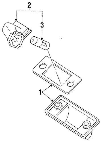 Cabrio LICENSE LAMPS