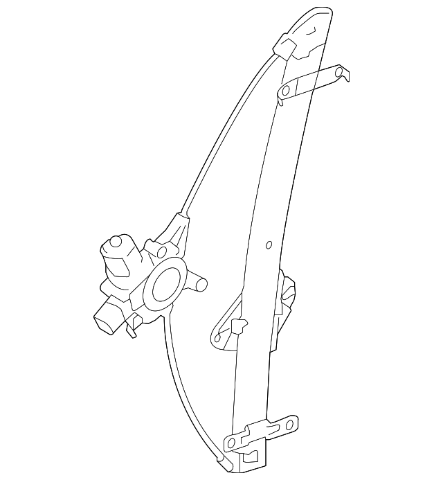 61041AL01A Деталь WINDOW REGULATOR, LEFT