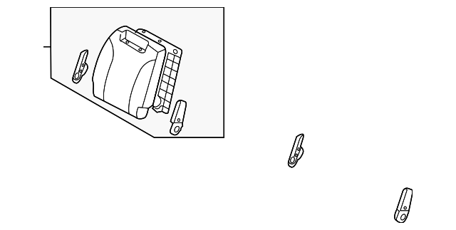 89400-4D131CS4 Деталь SEAT BACK ASSY, RIGHT