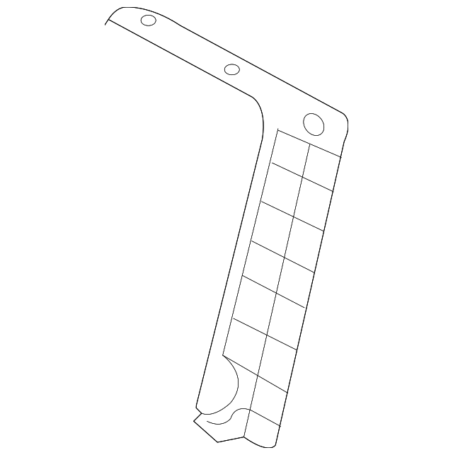 89475-4D120CS2 Деталь SEAT BACK PANEL, RIGHT