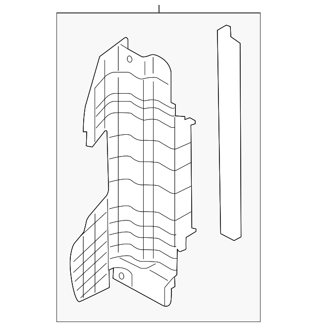 29134-A7700 Деталь AIR GUIDE, RIGHT
