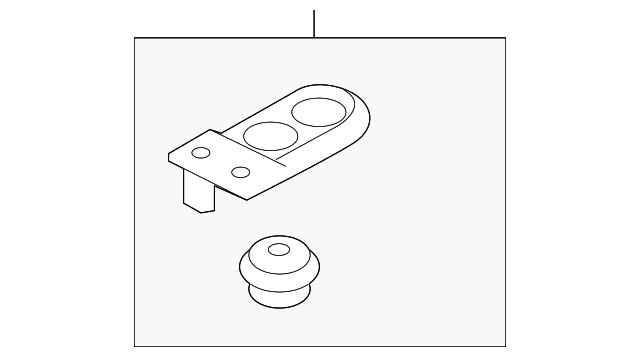25333-A5000 RADIATOR UPPER BRACKET, LEFT