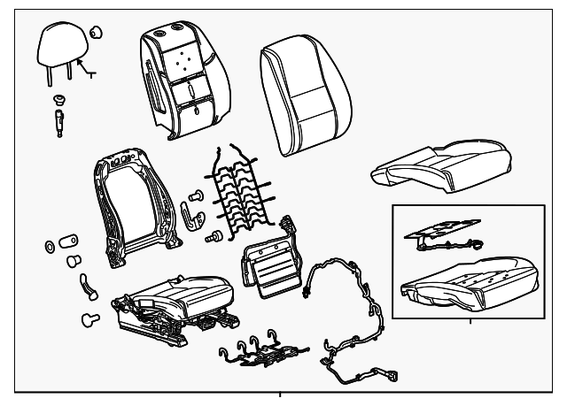 23334283 Деталь SEAT ASSY
