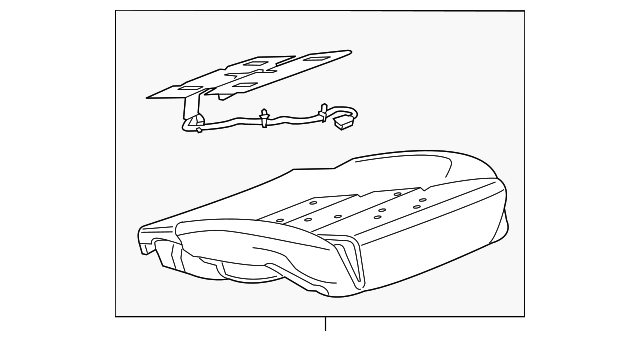 23118111 Деталь SEAT CUSHION PAD