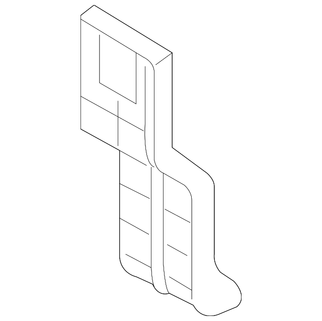 86635-2G500 Деталь IMPACT BAR BRACKET, RIGHT