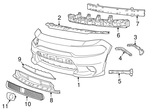 Charger BUMPER & COMPONENTS - FRONT