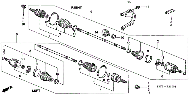 INSIGHT DRIVESHAFT
