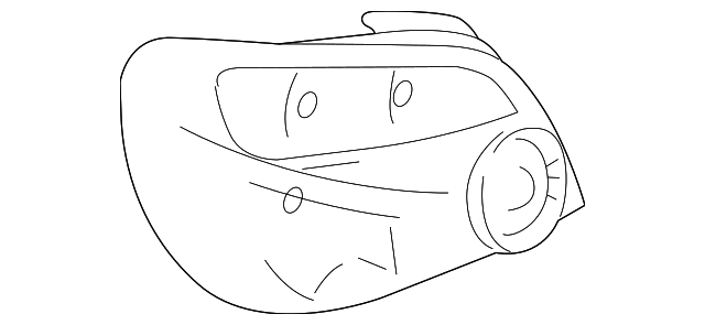 84912FE901 Деталь LENS & HOUSING, RIGHT