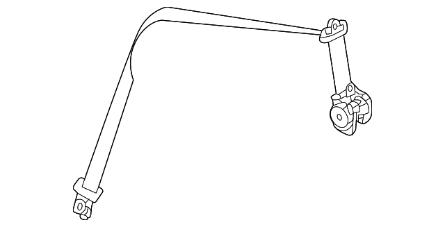 88854-3WC8B Деталь CENTER BELT ASSY