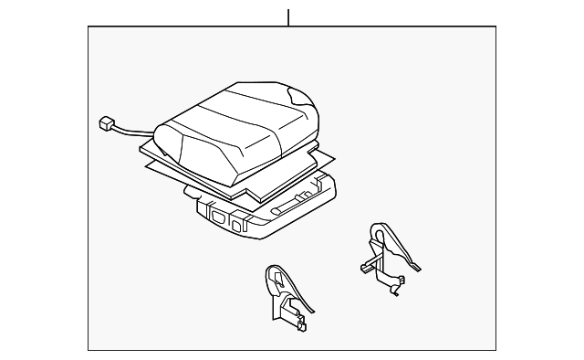 87300-CA00C Деталь CUSHION ASSY, RIGHT