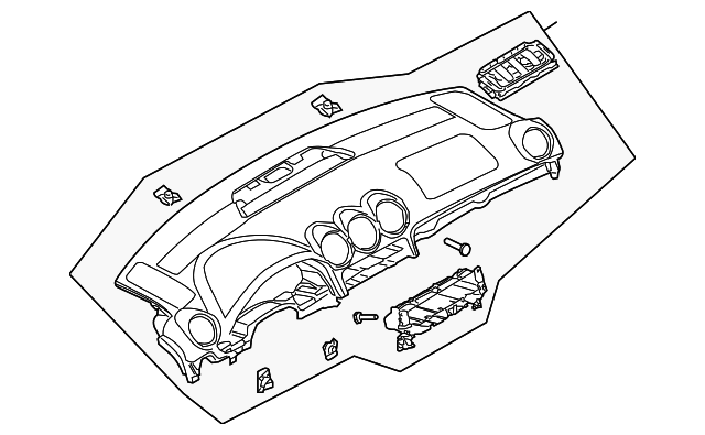 8H1-857-008-B-1FV Деталь INSTRUMENT PANEL