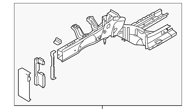 64605-A7001 Деталь RAIL ASSY, LEFT