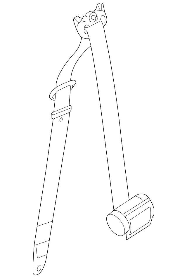 72-11-7-276-852 Деталь BELT & RETRACTOR, RIGHT
