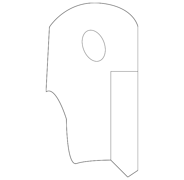 87418-1JB6D Деталь RECLINE KNOB, RIGHT