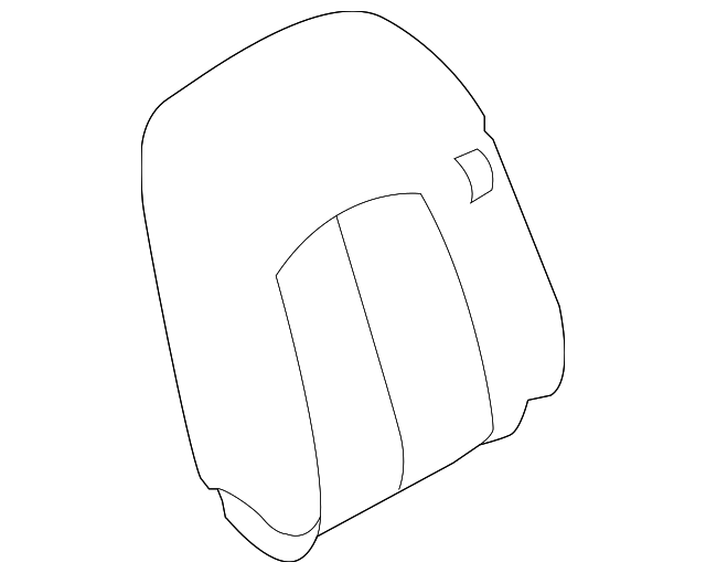 87621-1JB8C Деталь SEAT BACK COVER, RIGHT