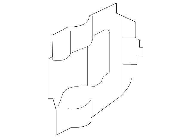61717-50010 REINF BRACKET, LEFT