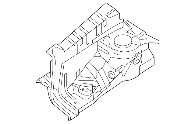 64501-2E010 Деталь APRON ASSY, LEFT