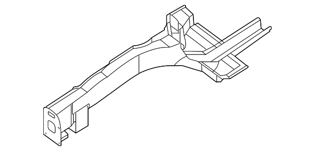 64601-2E010 Деталь LOWER RAIL, LEFT