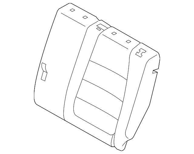 KD33-88-451C-34 Деталь SEAT BACK COVER, LEFT