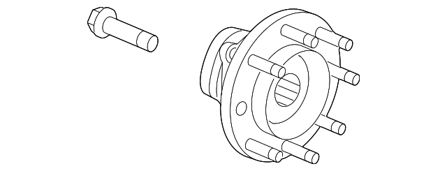 20873259 Деталь HUB & BEARING, LEFT