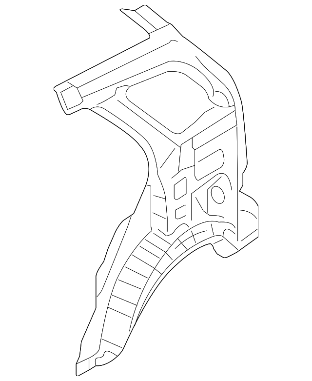71602-1D011 Деталь INNER PANEL ASSY, RIGHT