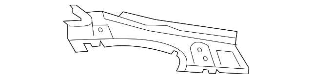 61614-21020 Деталь UPPER PANEL, LEFT