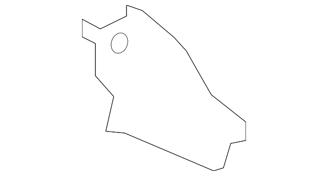 61653-21030 Деталь LOWER PANEL BRACKET, RIGHT