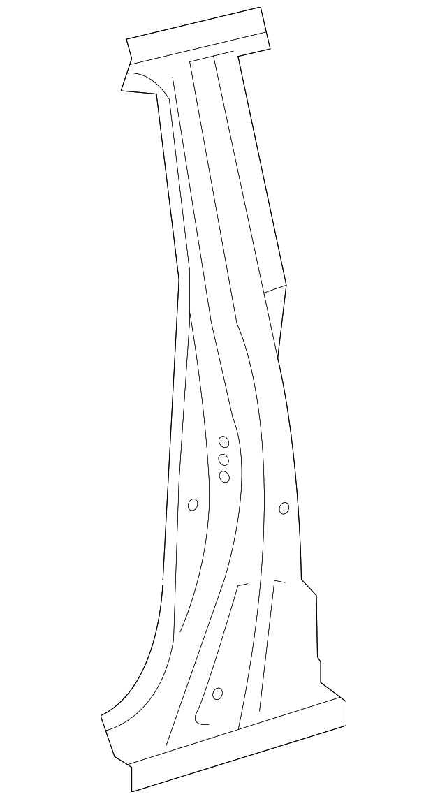 61038-21907 Деталь INNER PILLAR, LEFT