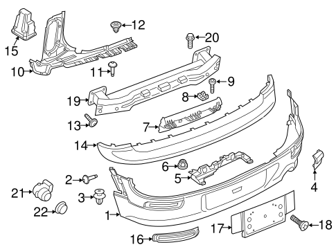 Cooper BUMPER & COMPONENTS - REAR 2