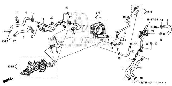 RLX WATER HOSE (4WD)