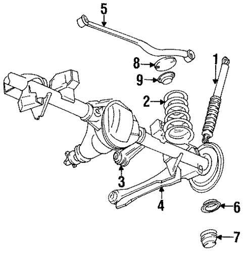 1997 Jeep Grand Cherokee Laredo Parts