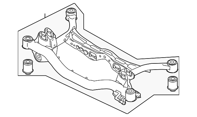 3C0-505-235-AC SUSP CROSSMEMBER