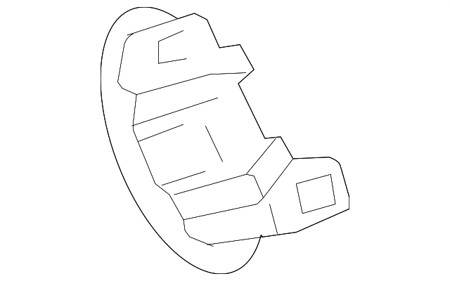 MR588145 Деталь REMOTE CONTROL, RIGHT