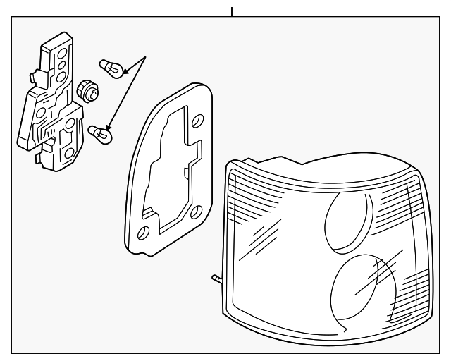 3B7-945-095-G Деталь TAIL LAMP ASSY, LEFT