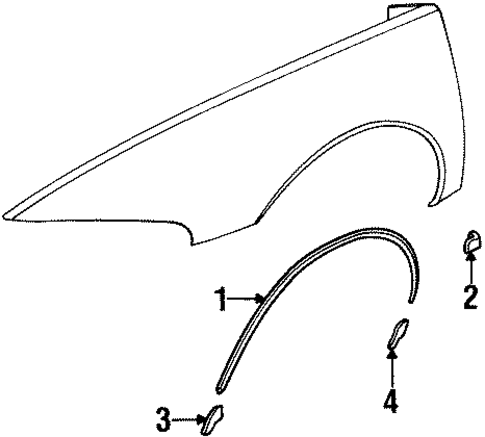 Riviera EXTERIOR TRIM - FENDER