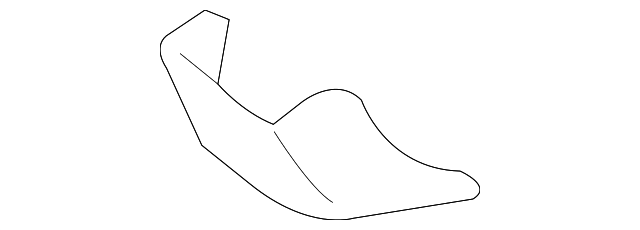 FL3Z-1029039-A Деталь REAR MOLDING, LEFT