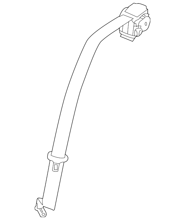 72-11-7-376-136 OUTER BELT ASSY, RIGHT