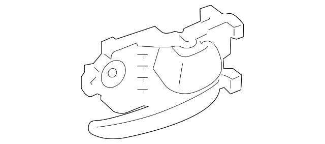 69206-75010-C0 Деталь HANDLE, INSIDE, LEFT