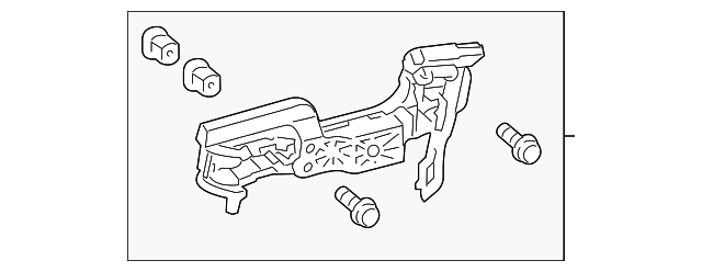69203-75020 Деталь HANDLE BASE, RIGHT